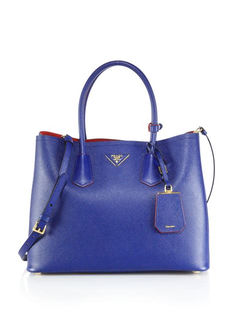 prada blue bag|prada saffiano blue.